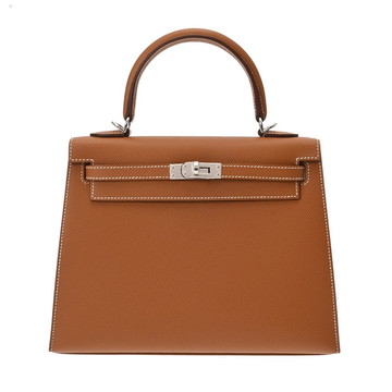 エルメス ケリー 25 外縫い 2WAY ゴールド ヴォーエプソン レディース バッグ 【未使用】【bag】