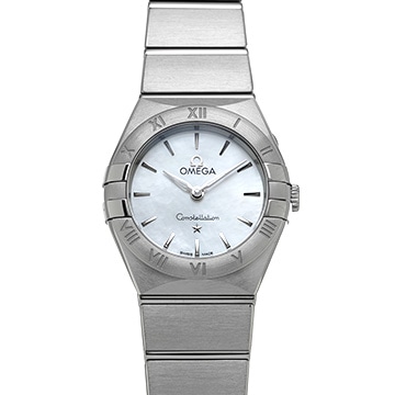 オメガ コンステレーション クォーツ 131.10.25.60.05.001 ホワイトシェル レディース 時計 【新品】【wristwatch】