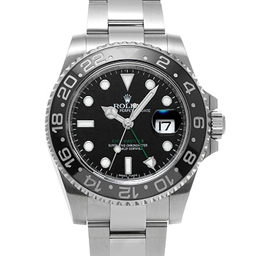 ロレックス GMTマスターII 116710LN ブラック メンズ 時計 【中古】【wristwatch】