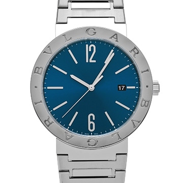 ブルガリ ブルガリブルガリ 103720 ブルー メンズ 時計 【中古】【wristwatch】