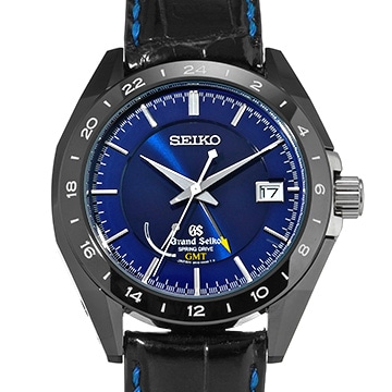 グランドセイコー スポーツコレクション スプリングドライブ GMT SBGE039 ブルー メンズ 時計 【中古】【wristwatch】