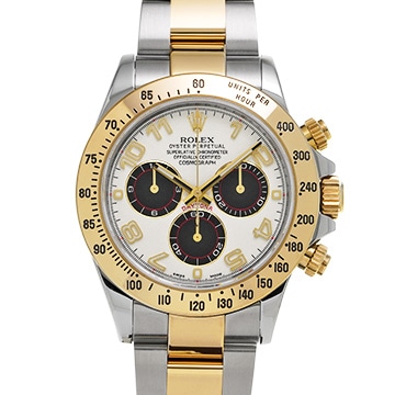 ロレックス コスモグラフ デイトナ 116523 アイボリー/ブラック メンズ 時計 【中古】【wristwatch】