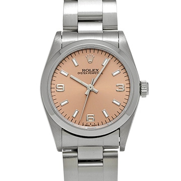 ロレックス オイスターパーペチュアル 67480 ピンク ユニセックス 時計 【中古】【wristwatch】