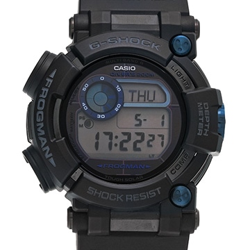 カシオ Ｇ-SHOCK マスター オブ G シー フロッグマン GWF-D1000B-1JF ブラック メンズ 時計 【中古】【wristwatch】
