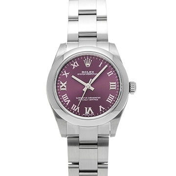 ロレックス オイスターパーペチュアル 31 177200 レッドグレープ ユニセックス 時計 【中古】【wristwatch】