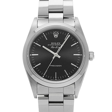 ロレックス エアキング 14000 ブラック メンズ 時計 【中古】【wristwatch】
