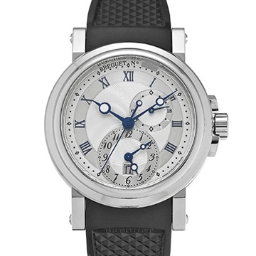 ブレゲ マリーン GMT 5857ST/12/5ZU シルバー メンズ 時計 【中古】【wristwatch】