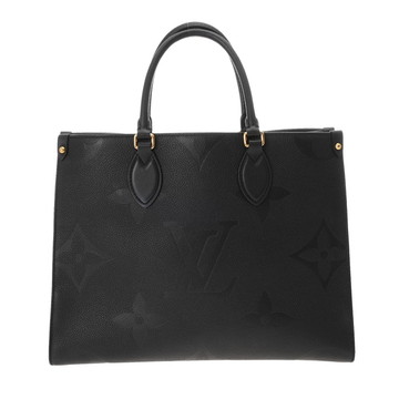ルイ ヴィトン モノグラムアンプラント オンザゴーMM ノワール M45595 レザー レディース バッグ 【中古】【bag】