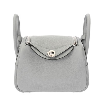 エルメス リンディ ミニ 2 ブルーグラシエ トリヨンクレマンス レディース バッグ 【未使用】【bag】