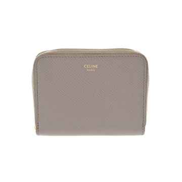 セリーヌ コンパクトウォレット ベブル 10B663BEL.10BL グレインレザー レディース 財布 【中古】【purse】