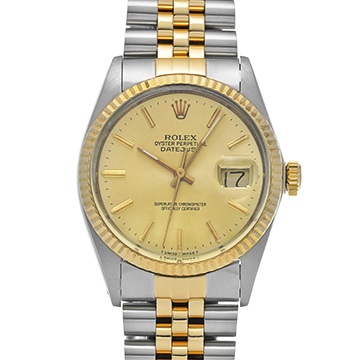 ロレックス デイトジャスト 16013 シャンパン メンズ 時計 【中古】【wristwatch】