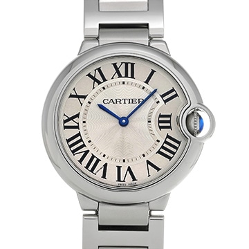 カルティエ バロンブルー ドゥ カルティエ 36mm W69011Z4 シルバー ユニセックス 時計 【中古】【wristwatch】