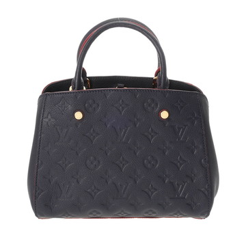 ルイ ヴィトン モノグラムアンプラント モンテーニュ BB 2WAY マリーヌルージュ M42747 レザー レディース バッグ 【中古】【bag】