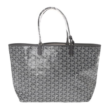 ゴヤール ヘリンボーン サンルイPM グレー PVC/カーフ ユニセックス バッグ 【未使用】【bag】