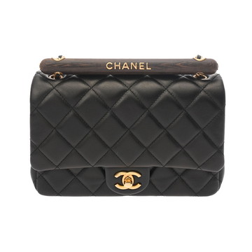 シャネル マトラッセ スモールフラップバッグ ブラック AS4151 ラムスキン レディース バッグ 【中古】【bag】