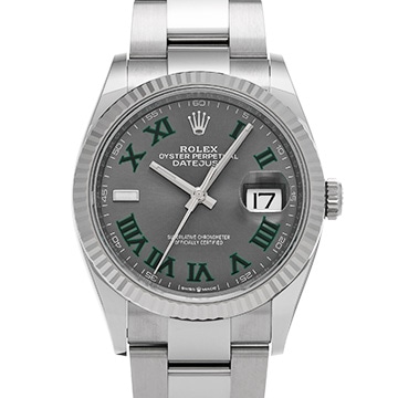 ロレックス デイトジャスト 36 126234 スレートローマン メンズ 時計 【中古】【wristwatch】