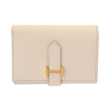 エルメス ベアン コンビネ ナタ シェーブル レディース 財布 【中古】【purse】