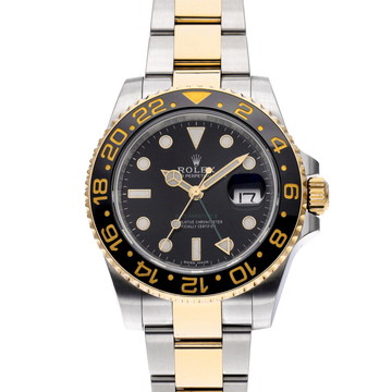 ロレックス GMTマスターII 116713LN ブラック メンズ 時計 【中古】【wristwatch】