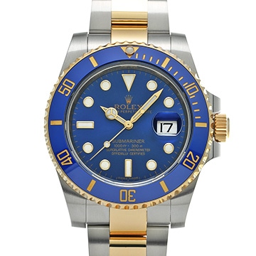 ロレックス サブマリーナ デイト 116613LB ブルー メンズ 時計 【中古】【wristwatch】