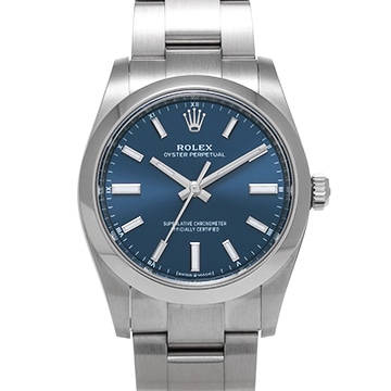 ロレックス オイスターパーペチュアル 34 124200 ブライトブルー ユニセックス 時計 【新品】【wristwatch】