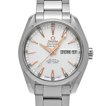 オメガ シーマスター アクアテラ アニュアルカレンダー 231.10.39.22.02.001 シルバー メンズ 時計 【中古】【wristwatch】