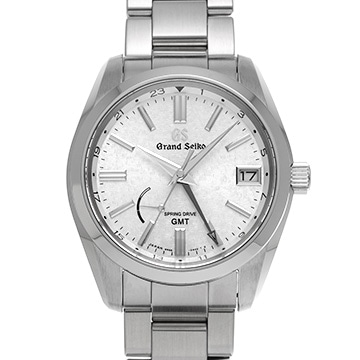 グランドセイコー スプリングドライブ GMT SBGE279 シルバー メンズ 時計 【中古】【wristwatch】