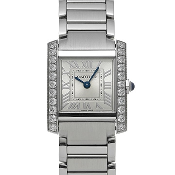 カルティエ タンクフランセーズ SM　 W4TA0020 シルバー レディース 時計 【中古】【wristwatch】