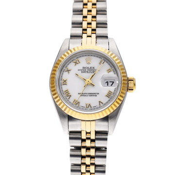 ロレックス デイトジャスト 69173 ホワイト レディース 時計 【中古】【wristwatch】
