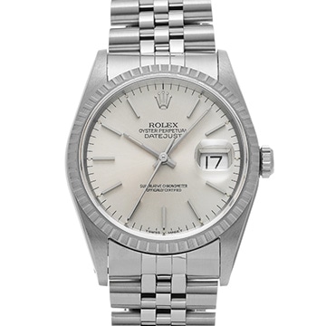 ロレックス デイトジャスト 16220 シルバー メンズ 時計 【中古】【wristwatch】