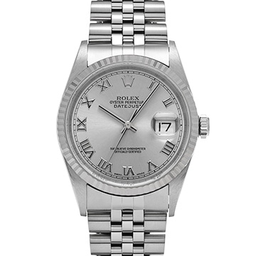 ロレックス デイトジャスト 16234 シルバー メンズ 時計 【中古】【wristwatch】