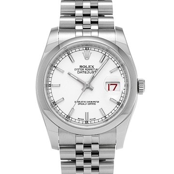 ロレックス デイトジャスト 116200 ホワイト メンズ 時計 【中古】【wristwatch】
