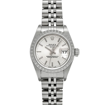 ロレックス オイスターパーペチュアル デイト 79240 シルバー レディース 時計 【中古】【wristwatch】