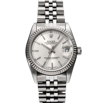 ロレックス デイトジャスト 68274 シルバー ユニセックス 時計 【中古】【wristwatch】
