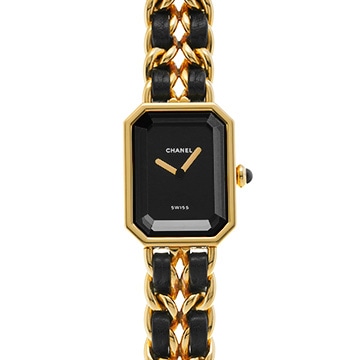 シャネル プルミエール XL H0001 ブラック レディース 時計 【中古】【wristwatch】