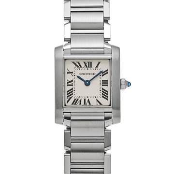 カルティエ タンクフランセーズ SM　 W51008Q3 シルバー レディース 時計 【中古】【wristwatch】