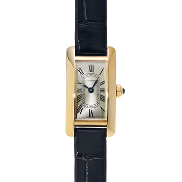 カルティエ タンクアメリカン ミニ WGTA0298 シルバー レディース 時計 【中古】【wristwatch】