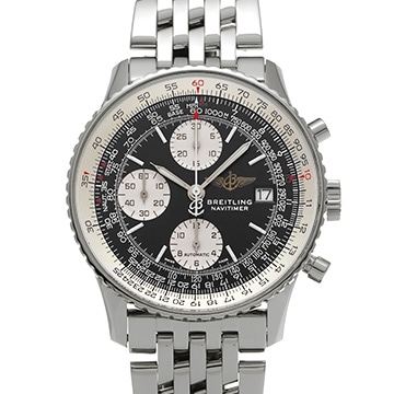 ブライトリング オールド ナビタイマー A142B02LBD ブラック/シルバー メンズ 時計 【中古】【wristwatch】