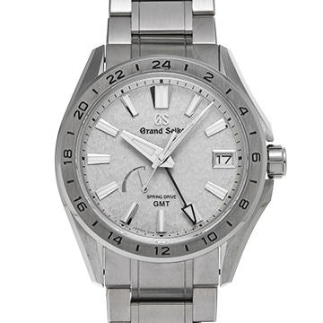 グランドセイコー エボリューション ９ コレクション スプリングドライブ GMT SBGE285 グレー メンズ 時計 【中古】【wristwatch】