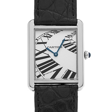 カルティエ タンクソロ LM インデックス アニメーション W5200017 シルバー メンズ 時計 【中古】【wristwatch】