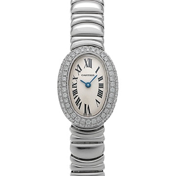 カルティエ ミニ ベニュワール WB5095L2 シルバー レディース 時計 【中古】【wristwatch】