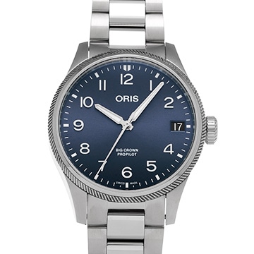 オリス プロパイロット ビッグデイト 01 751 7761 4065 ブルー メンズ 時計 【中古】【wristwatch】