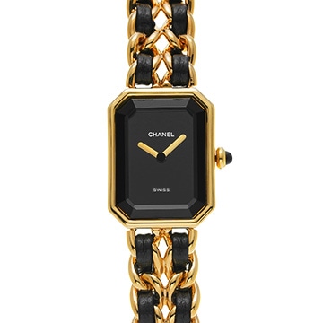 シャネル プルミエール S H0001 ブラック レディース 時計 【中古】【wristwatch】