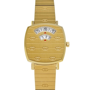 グッチ グリップ YA157502 ホワイト レディース 時計 【中古】【wristwatch】