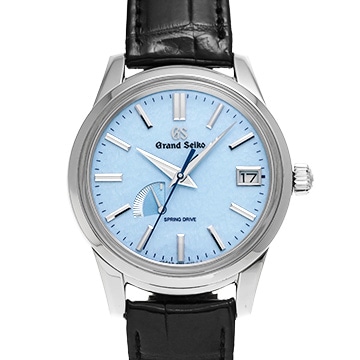 グランドセイコー エレガンスコレクション スプリングドライブ SBGA407 雪白ブルー メンズ 時計 【中古】【wristwatch】