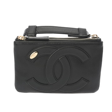 シャネル ブラック AS3402 ラムスキン レディース バッグ 【中古】【bag】