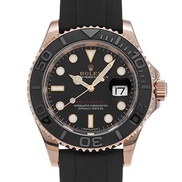 ロレックス ヨットマスター 40 116655 ブラック メンズ 時計 【中古】【wristwatch】