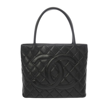 シャネル マトラッセ 復刻トート ブラック A01804 キャビアスキン レディース バッグ 【中古】【bag】