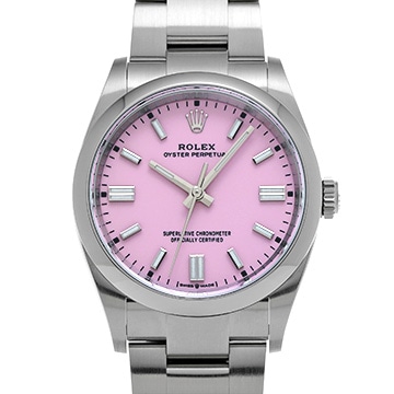 ロレックス オイスターパーペチュアル 36 126000 キャンディピンク メンズ 時計 【中古】【wristwatch】
