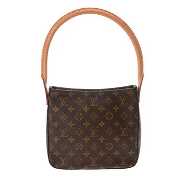 ルイ ヴィトン モノグラム  ルーピング MM ブラウン M51146 モノグラムキャンバス レディース バッグ 【中古】【bag】