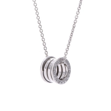 ブルガリ B.ZERO1 ネックレス シルバー K18ホワイトゴールド WG レディース ジュエリー 【中古】【jewelry】